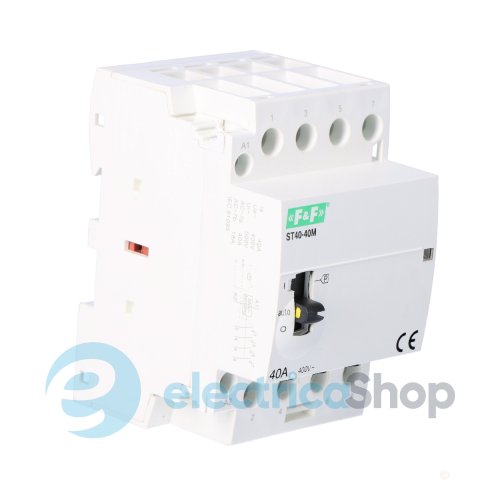 Контактор модульный ST40-40-M, 4NO, 40А/230V, DIN F&F