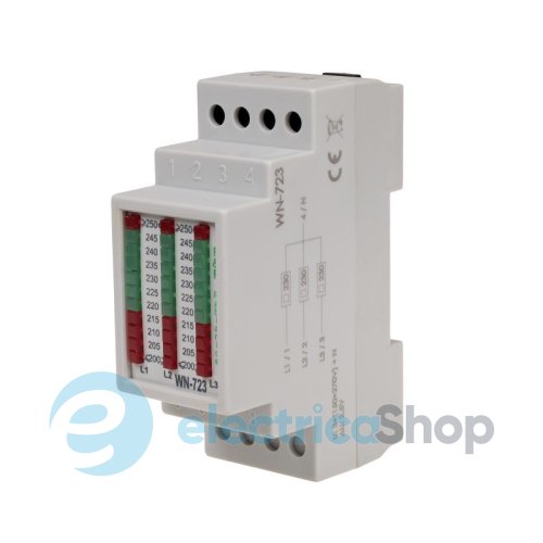 Линейный индикатор напряжения WN-723 F&F 3х380V/AC+N трехфазный