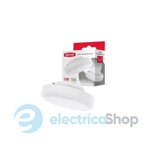 Світлодіодна лампа Maxus GX53 10W 4100K (1-GX53-10W)
