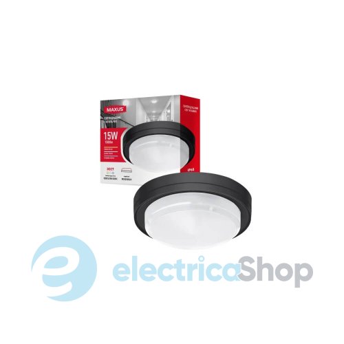 Світлодний світильник Maxus MBH 15W 3CCT IP65 BL Circle (1-MBH-15W-BLC)