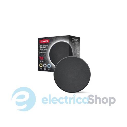 Світильник світлодіодний MAXUS MWL 9W 3CCT IP65 BL Circle (1-MWL-9W-BLC)