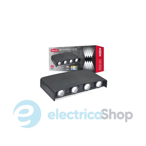 Світильник світлодіодний MAXUS MWL 8W 3CCT IP65 BL Square (1-MWL-8W-WHS)