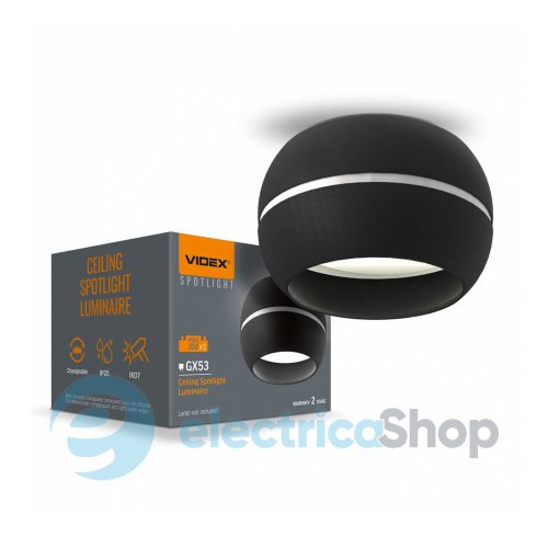 Вбудований світильник VIDEX VL-SPF16A-B (27669)