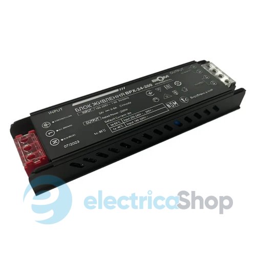 Блок питания  24V/DC 200W IP67, BIOM Professional BPX-24-200 8А негерметичный (23393)