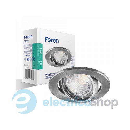 Встроенный светильник Feron DL11 титан 15117
