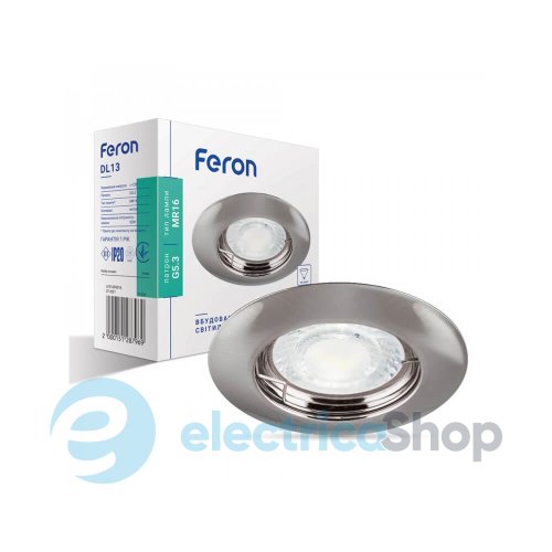 Встроенный светильник Feron DL13 титан 15128