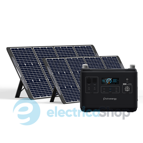 Солнечная панель Fich Solar P200 + зарядная станция F2000