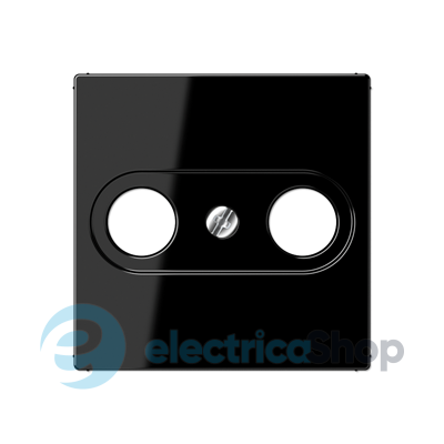 Панель розетки TV+R JUNG A561PLTVSW чорна