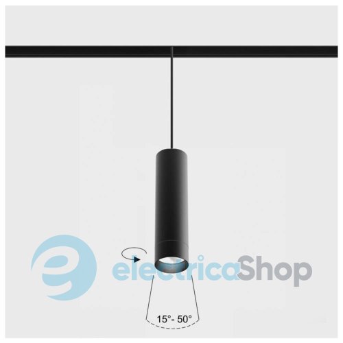 Подвесной светильник LTX IN_LINE TUB M P 200 ZOOM 13W, 4000К, черный (06.0529.13.940.BK)