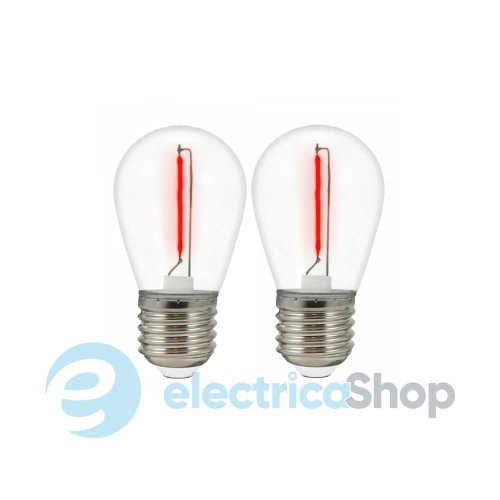 Лампа Neon E27 36V Goldlux 322180 красная 2 шт.