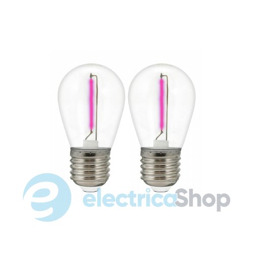 Лампа Neon E27 36V Goldlux 322227 розовая (2 шт.)