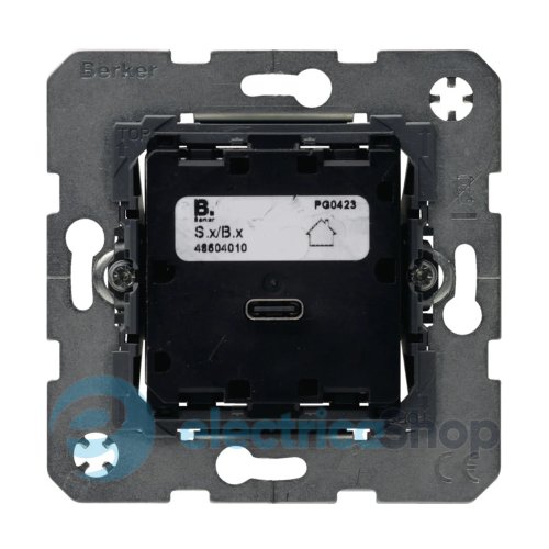 Механизм USB-C PD Power Delivery , 65W, Berker 48604010