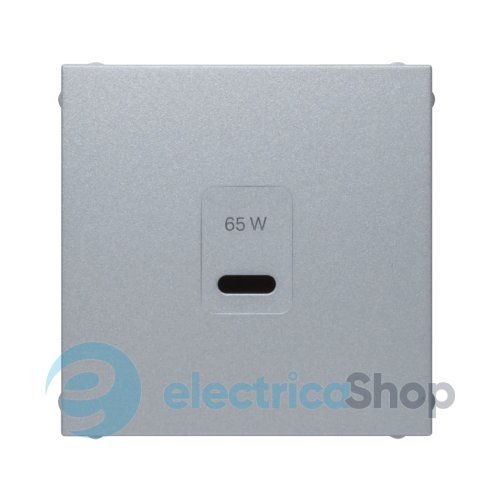Накладка для розеток USB-С PD S.x B.x Berker 48601404 алюминий матовый