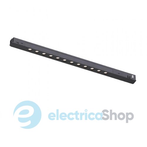 Світильник магнітний трековий 344х16х18мм, 12W Osram 3030 4000K KDMG-SLIM-LINE344 DL 12W 4K BK