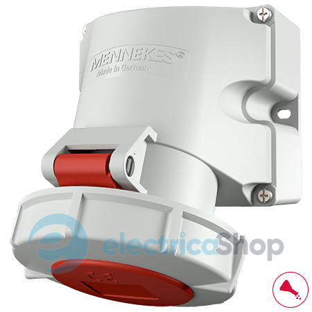 Розетка настінна 32A 4п 6г 400В, IP67, MENNEKES 9372
