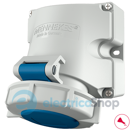 Розетка настінна 16A 3п 6г 230B, IP67, MENNEKES 9301