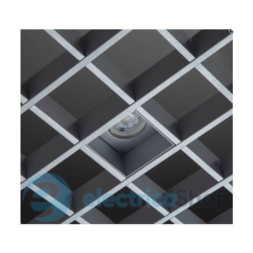 Світильник точковий для стелі Griliato 86 mm сірий RAL 9006 721186.08.08