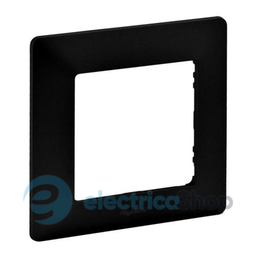 Рамка 1-я Valena Life Black 754251 чёрный матовый