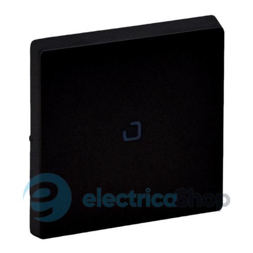 Клавиша для 1-кл выключателя с подсветкой Valena Life Black 756102 чёрный матовый