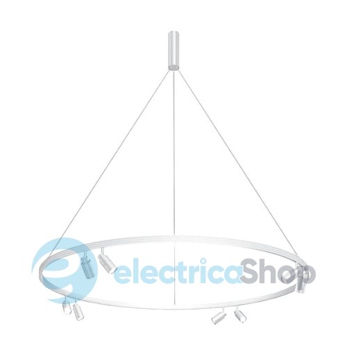 Подвесной светильник с трековыми спотами Kloodi KD-RGLL SPOT-8 1600 3К WH