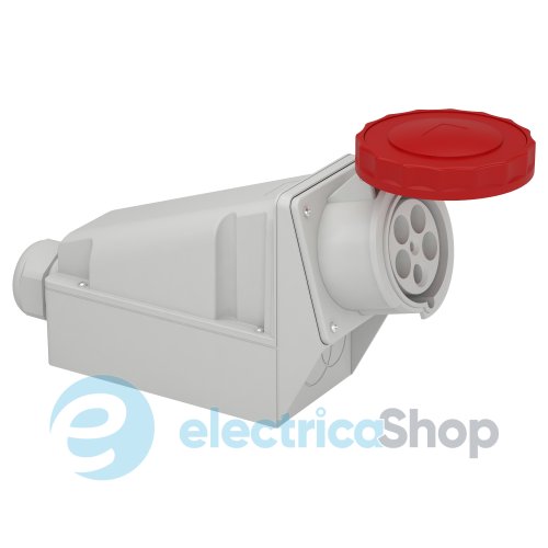 Настенная розетка в корпусе 125А 3P+N+E, 6ч, 415V/AC IP67, SE Kaedra Box 81195