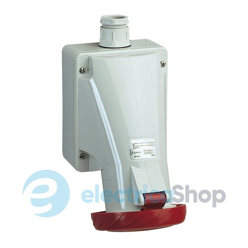 Вилка настенная в корпусе 16А 3Р+Е, 6ч, 415V/AC IP67, SE Kaedra Box 83158