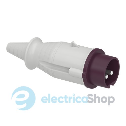 Вилка кабельная 16А 2P 20-25V/AC, IP44, SE Kaedra Box 82301