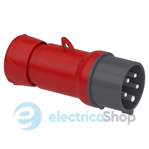 Вилка кабельная прямая 16A 3P+N+E, 6ч, 380-415V/AC IP44, SE PratiKa PKE16M435