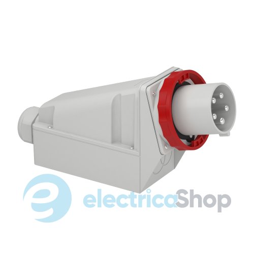 Вилка настенная 125А 3P+N+E, 6ч, 380V/AC IP67, соединение винтами, SE Kaedra Box 81595