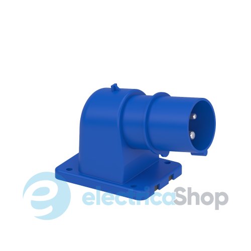Вилка панельная 16А 2P+E, 6ч, 250V/AC IP44, SE Kaedra Box 81804