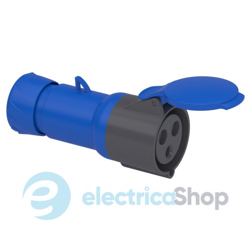 Розетка кабельная прямая 16A 2P+E, 6ч, 200-250V/AC IP44, SE PratiKa PKF32M423