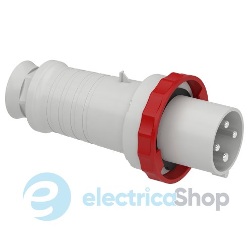 Вилка кабельная 63А 3P+E, 6ч, 380V/AC IP67, соединение винтами, SE Kaedra Box 81382