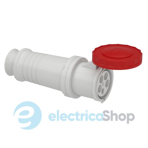 Розетка кабельна 125А 3P+N+E, 6г, 415V/AC IP67, з'єднання гвинтами, SE Kaedra Box 81495