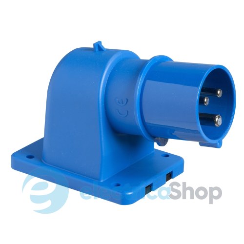 Вилка панельна 32А 2P+E, 6г, 250V/AC IP44, SE Kaedra Box 81816