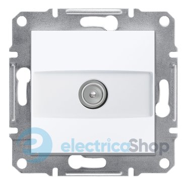 Розетка TV проходная (8 дБ) Asfora Schneider Electric EPH3270321 белая (без рамки)