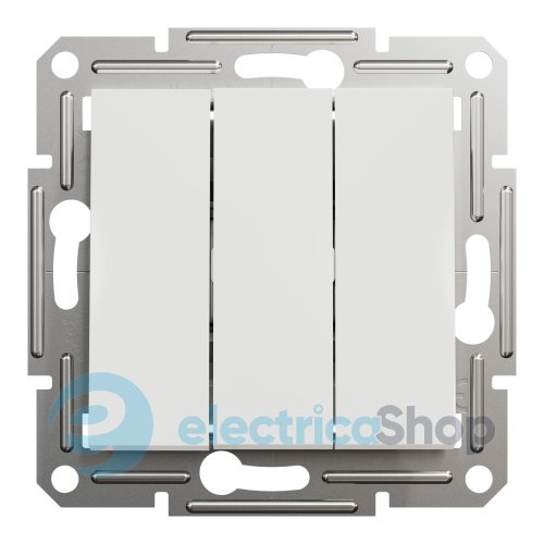 Вимикач 3-кл. для серії Asfora Schneider Electric EPH2170121 білий глянець
