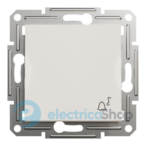Кнопка 1-кл. "Звонок" Asfora Schneider Electric EPH0870123 крем (без рамки)