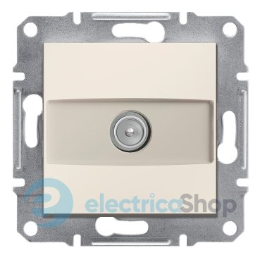 Розетка TV кінцева (1 дБ) Asfora Schneider Electric EPH3270123 крем (без рамки)