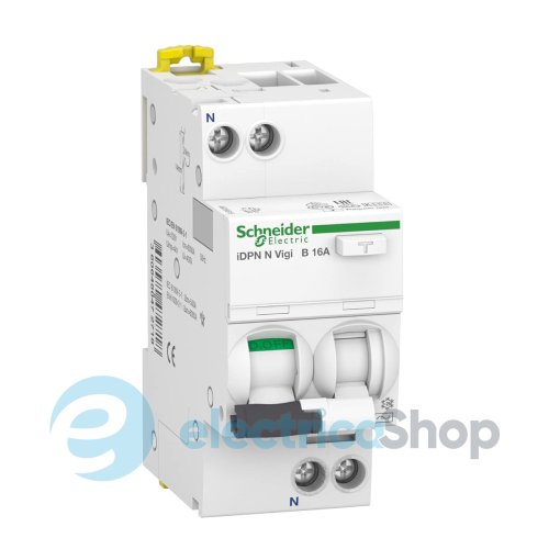 Дифавтомат IDPN VIGI 1+N B 16A/0,01A 6kA A Acti9 SE (A9D08616)