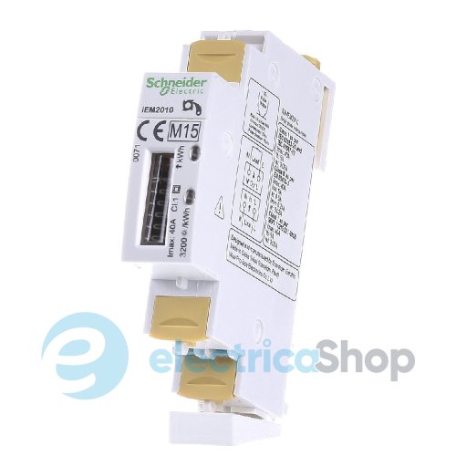 Счетчик электроэнергии 1ф. 5(40А), 230V iEM2010 DIN импульсный выход Schneider Electric Acti 9 (A9MEM2010)