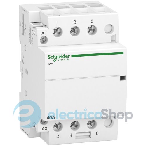 Контактор iCT Acti9 (40 Aмпер, 3Н.В 230V) SE A9C20843