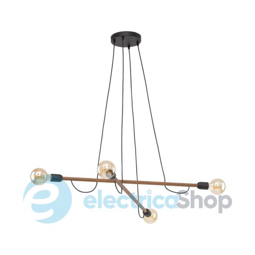 Підвісний світильник TK-Lighting HELIX WOOD ORZECH 4 4949