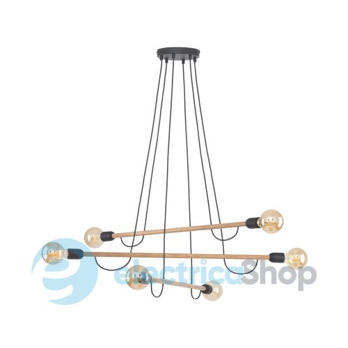 Підвісний світильник TK-Lighting HELIX WOOD 6 4953