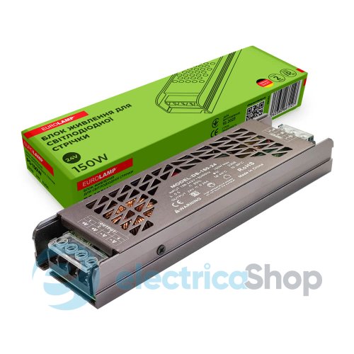 Блок питания для светодиодной ленты EUROLAMP 150W 24V 6,25A PS-150W