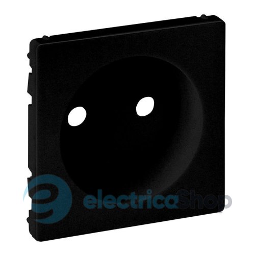Лицевая панель розетки 2К 756972 Legrand Valena Life Black цвет черный матовый