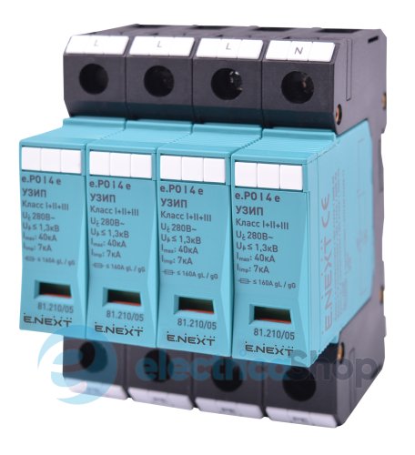 ПЗІП E.Next e.PO I 4 e 280V/7kA клас I+II+III, 4 полюси