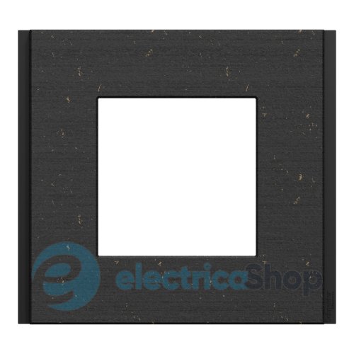 Рамка 1-постова Unica Deco Material NU600274, чорний папір