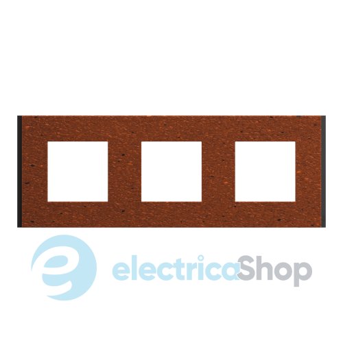 Рамка 3-постова Unica Deco Material NU600671, теракотовий
