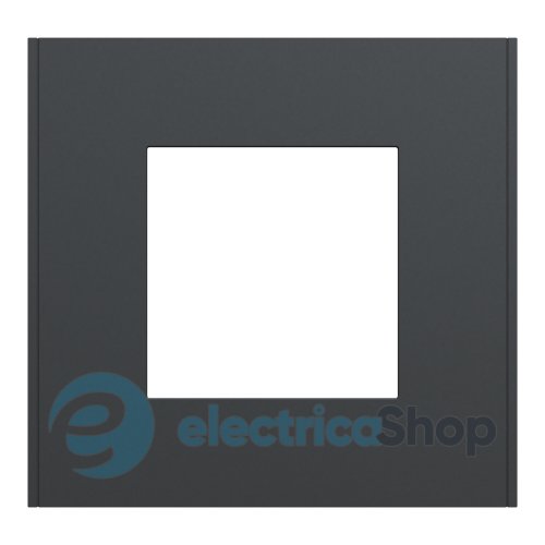 Рамка 1-постова Unica Deco Essentials NU600254, антрацит