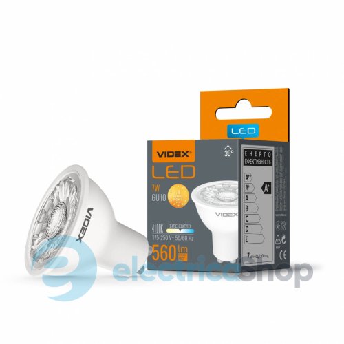 LED лампа VIDEX MR16eL 7W GU10 4100K